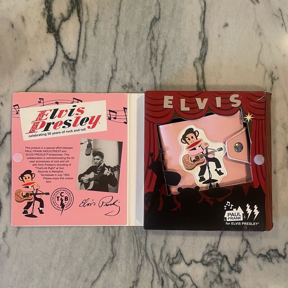 NIB Paul Frank Elvis Presley Elvis Julius Wallet